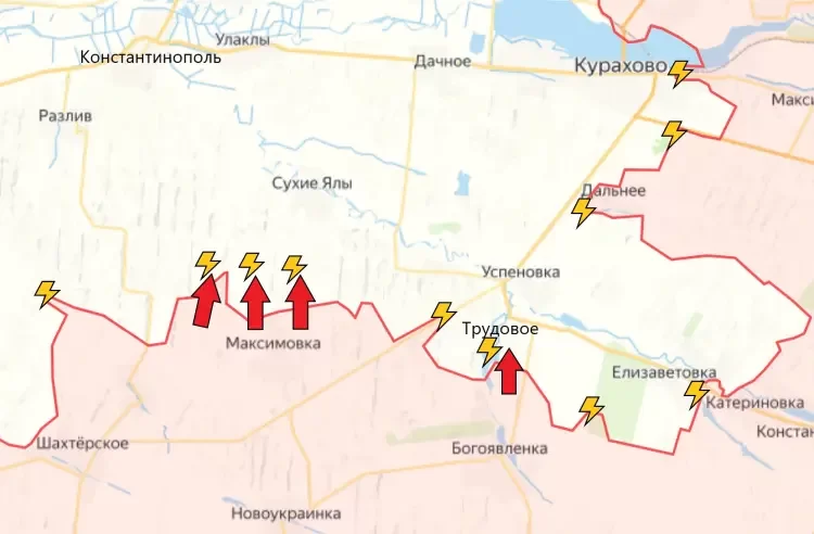 Обновлённая карта боевых действий на Украине: ситуация на фронтах СВО на 18 ноября 2024 » Новости России и мира 24 часа в сутки